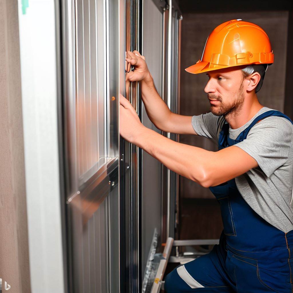Instalacion de carpinteria de aluminio en Montellano